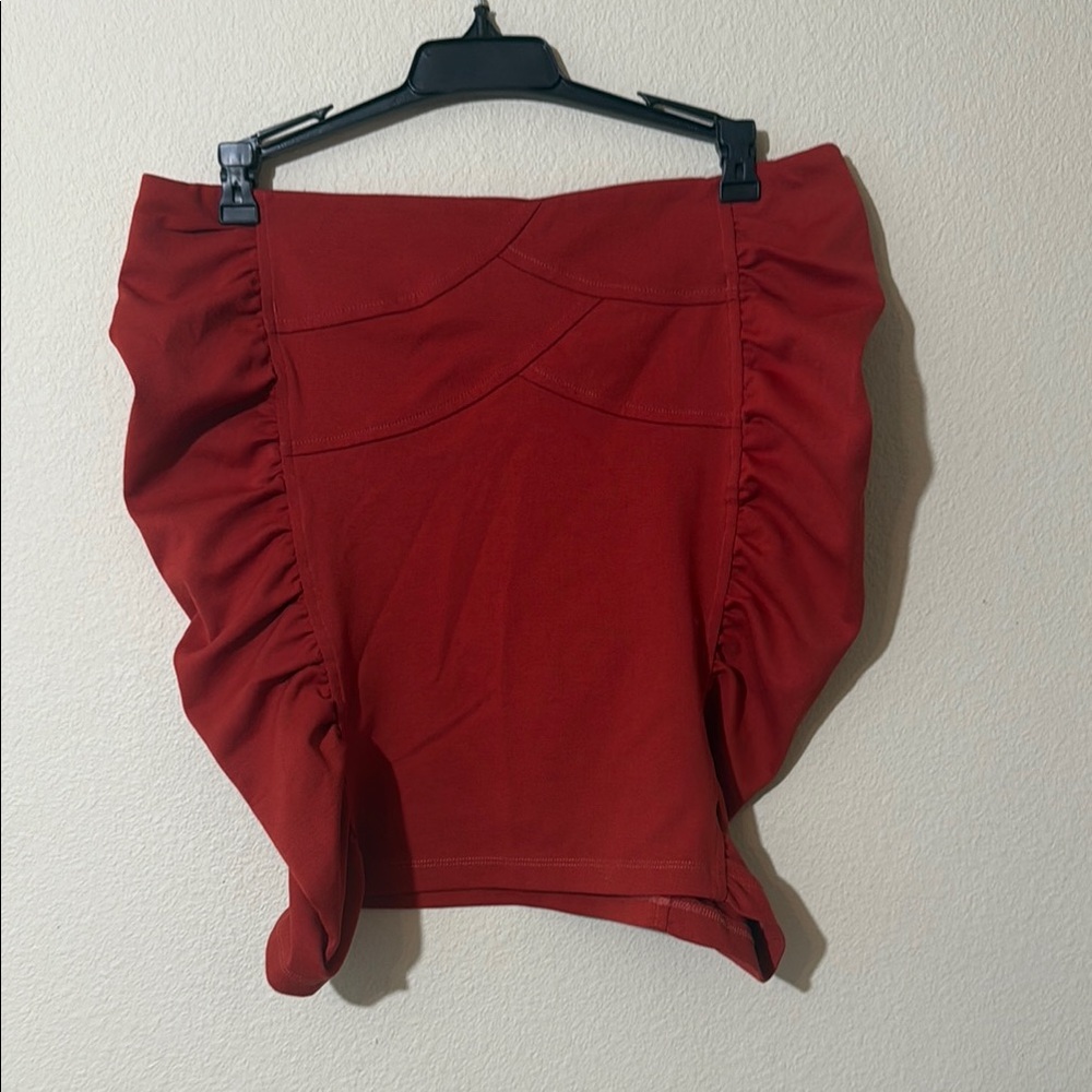 Red skirt
